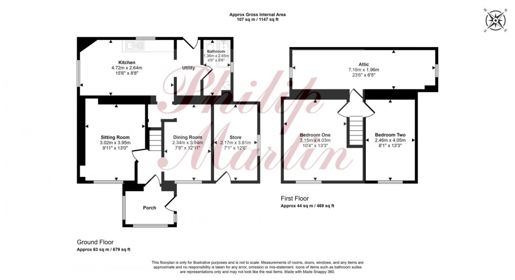 Floorplan for Roche, St. Austell