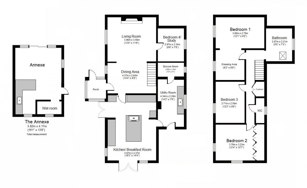 Floorplan for Lower Sticker, St. Austell