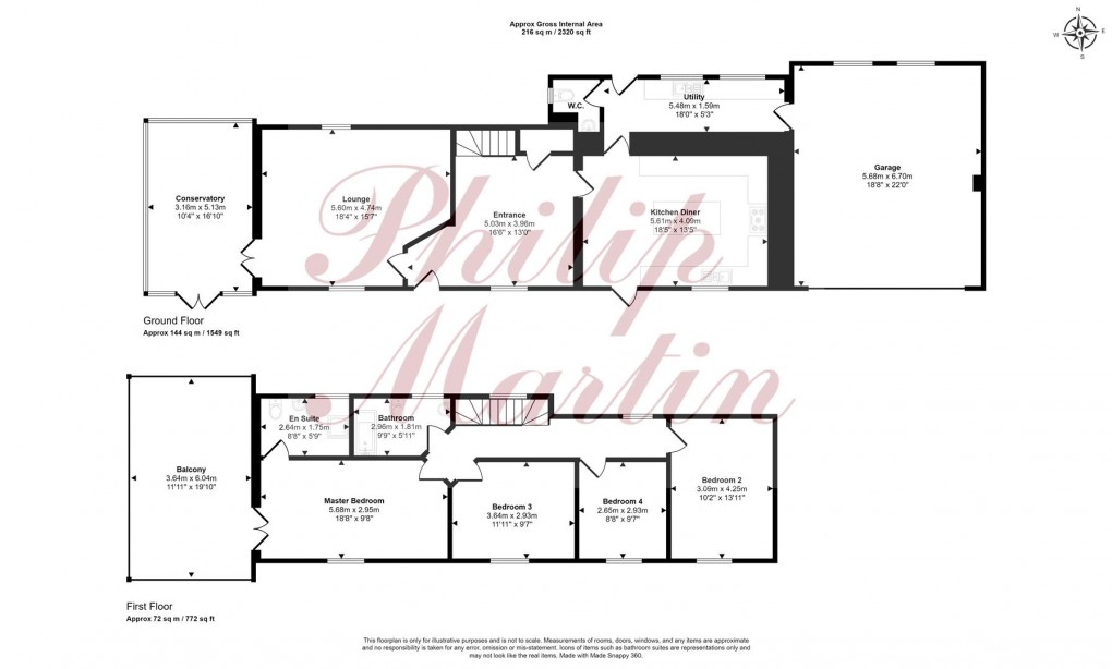 Floorplan for Salem, Chacewater, Truro