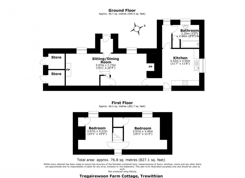 Floorplan for Portscatho, Truro