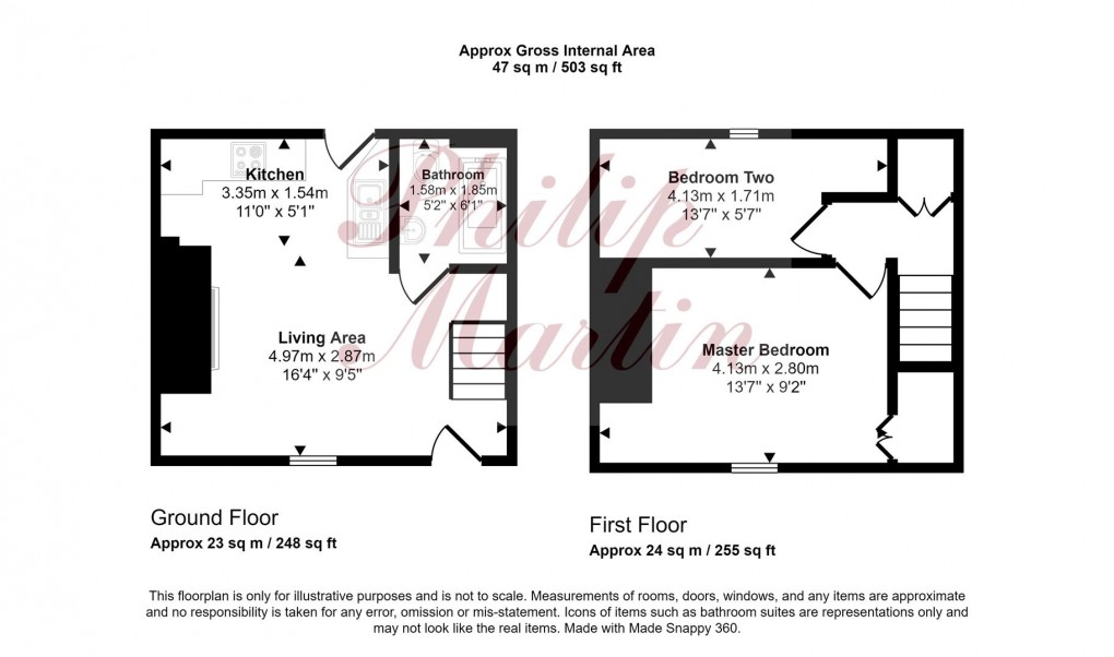 Floorplan for Trelavour Downs, St. Dennis, St. Austell