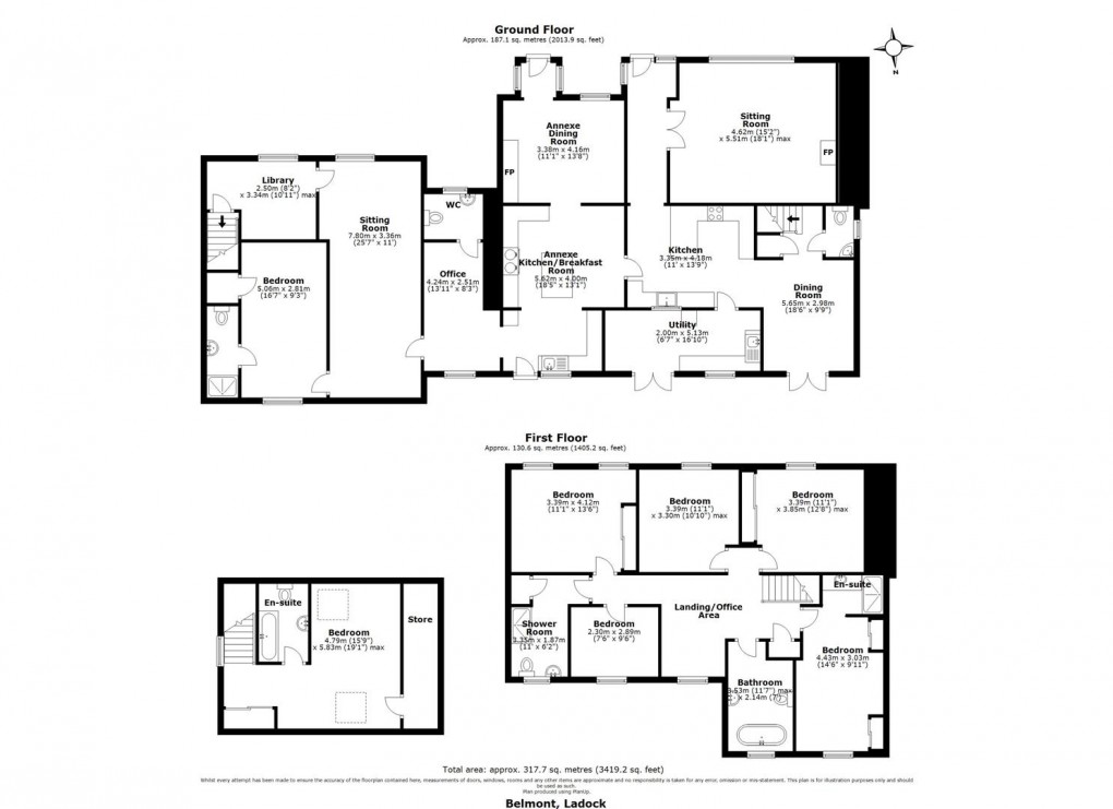 Floorplan for Ladock, Truro