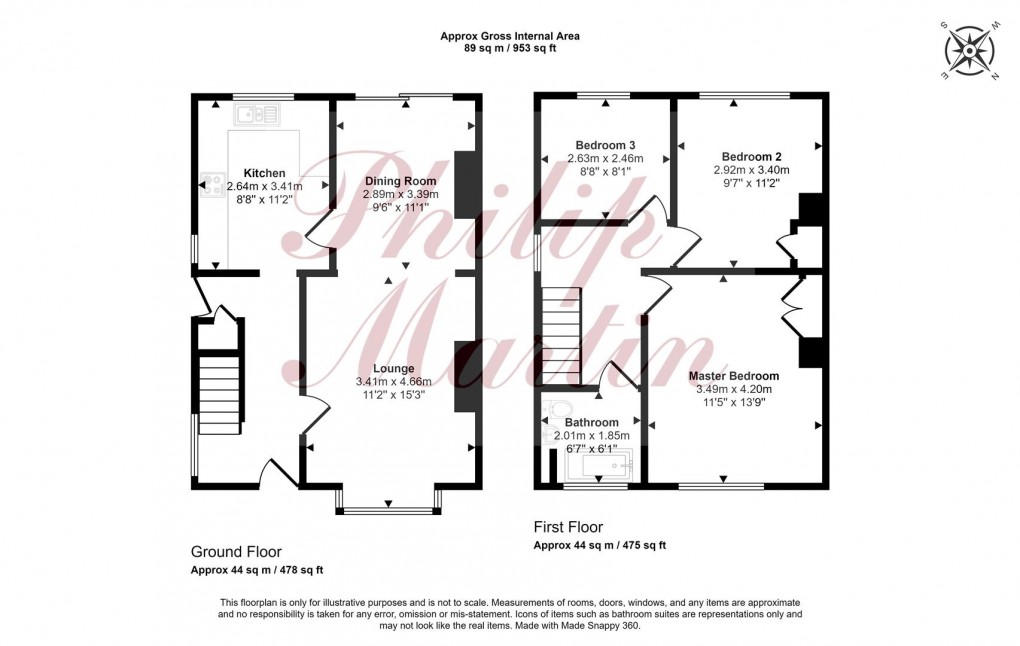 Floorplan for Dobbs Lane, Truro