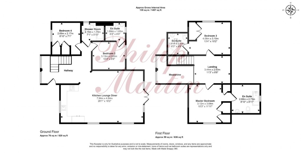 Floorplan for Trewhiddle, St. Austell