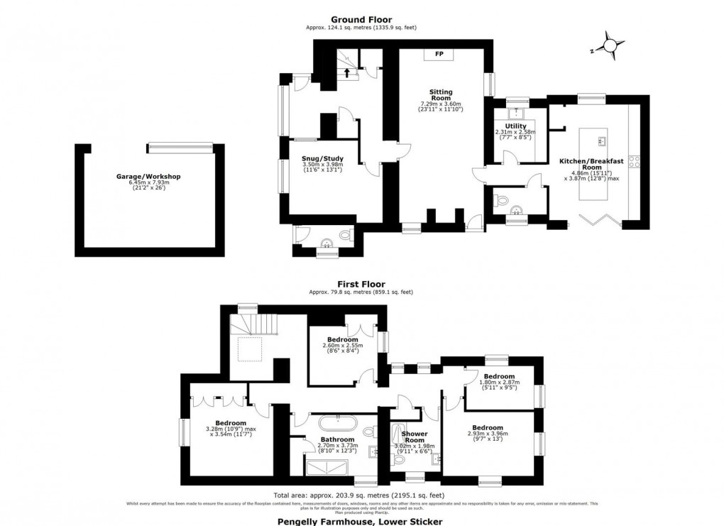 Floorplan for Lower Sticker St. Austell