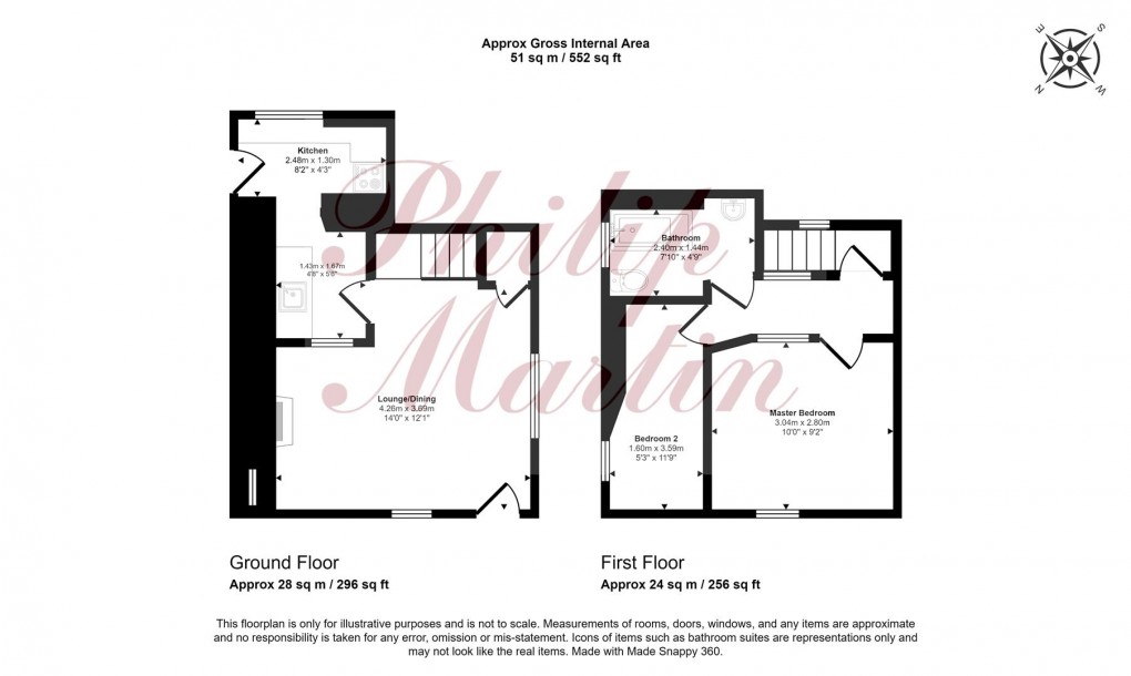 Floorplan for St. Austell Row, St. Mawes