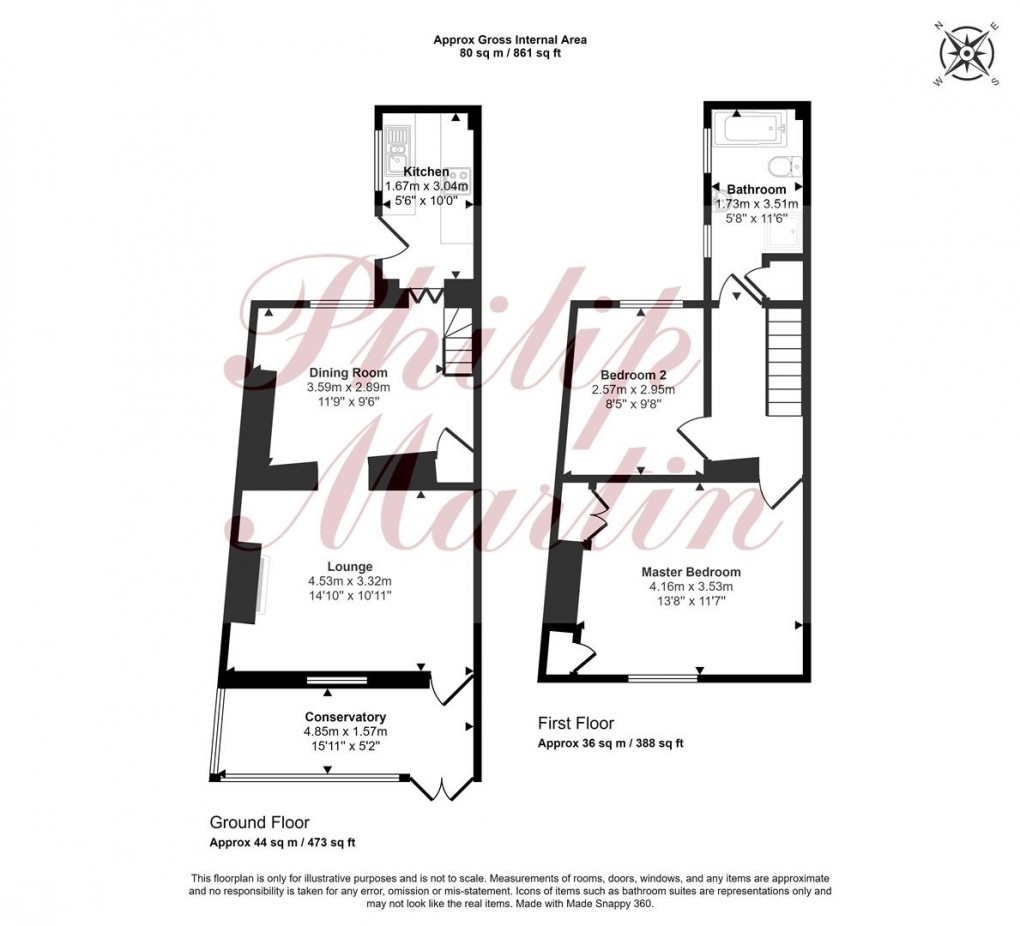 Floorplan for Prospect Place, Truro