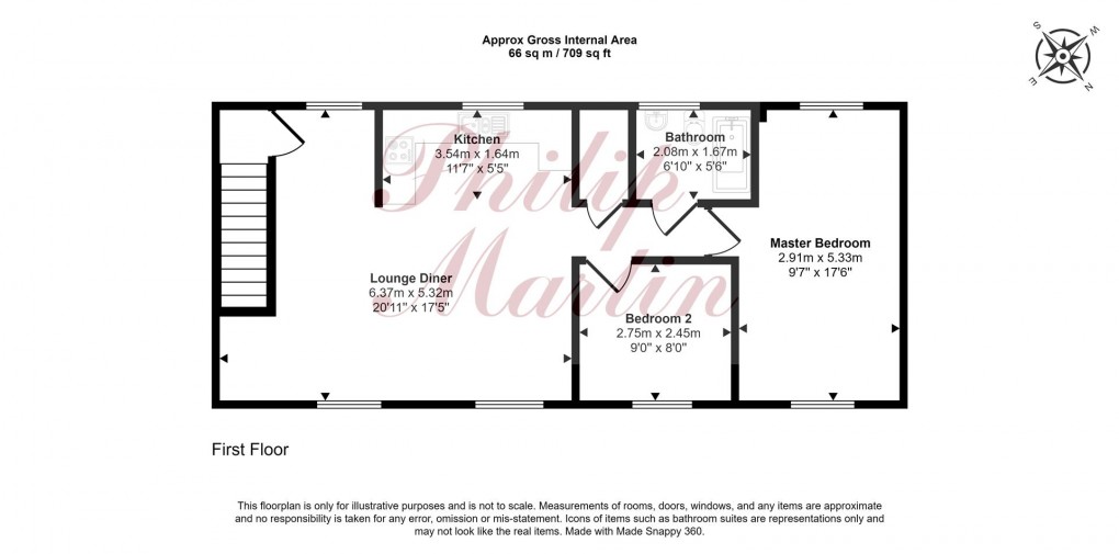 Floorplan for Rosva Wenton, Probus