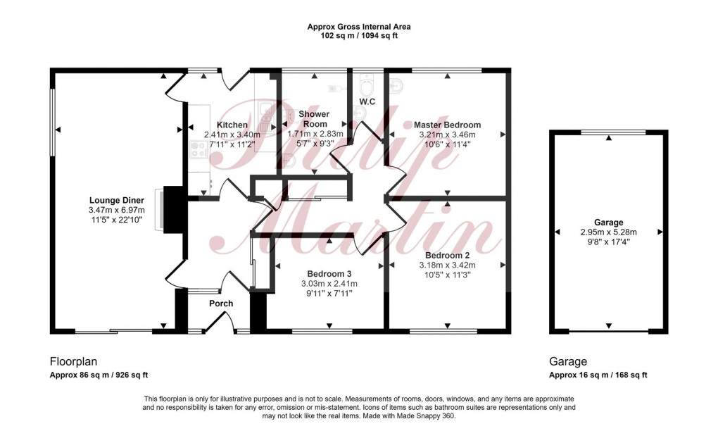 Floorplan for Nampara Way, Truro