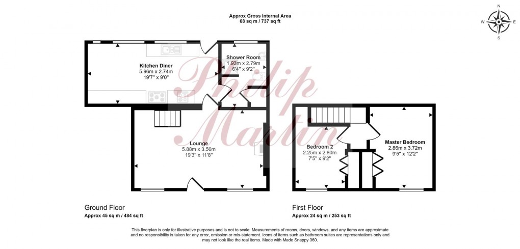 Floorplan for The Green, Probus