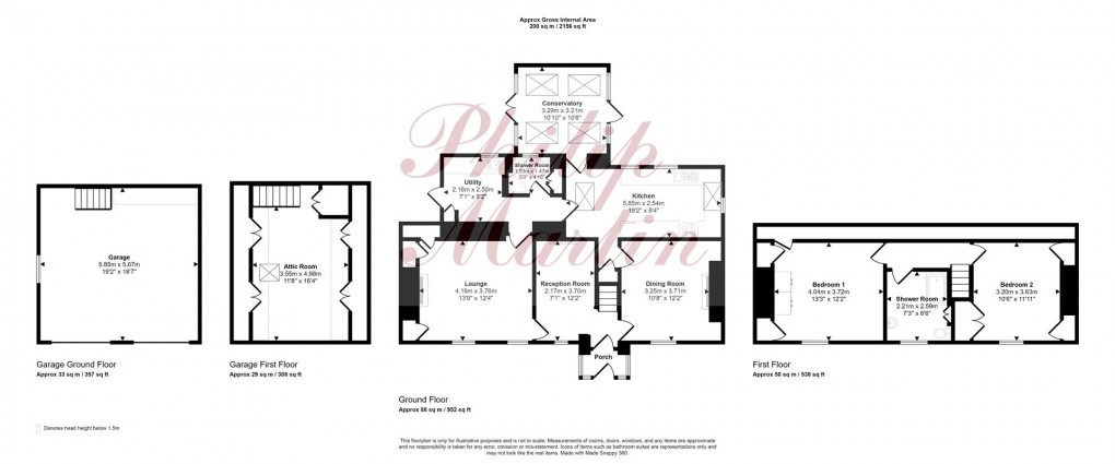 Floorplan for Tregony Road, Probus