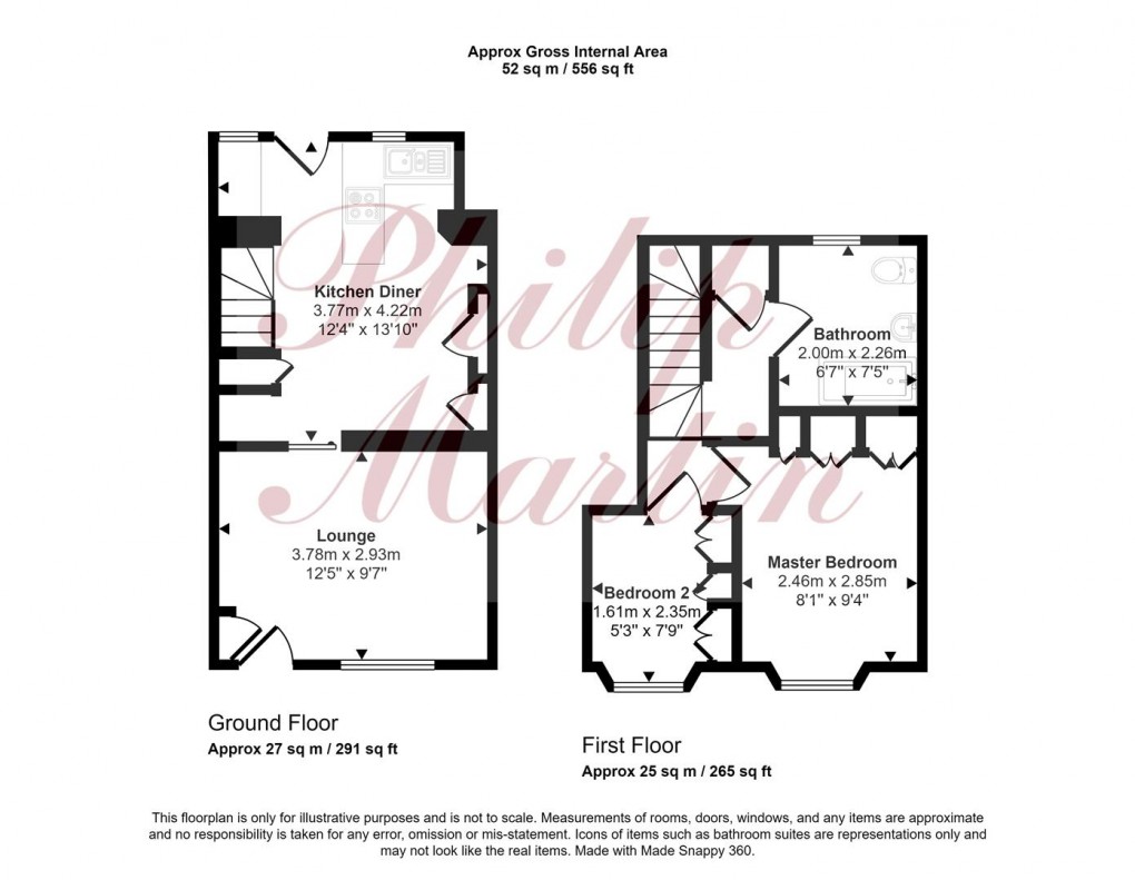 Floorplan for Scobles Terrace, Malpas