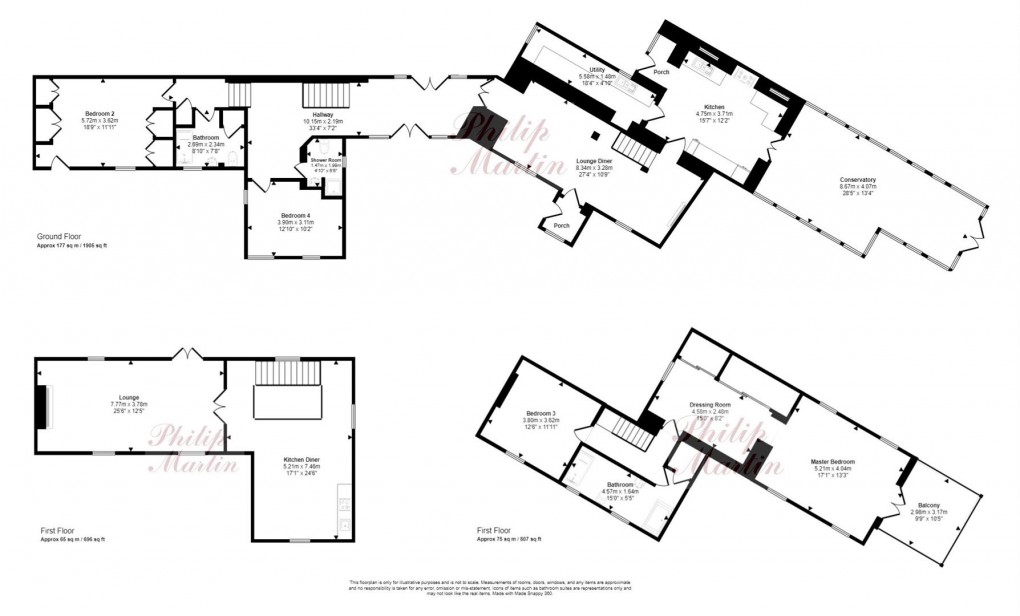 Floorplan for West Portholland, Portloe