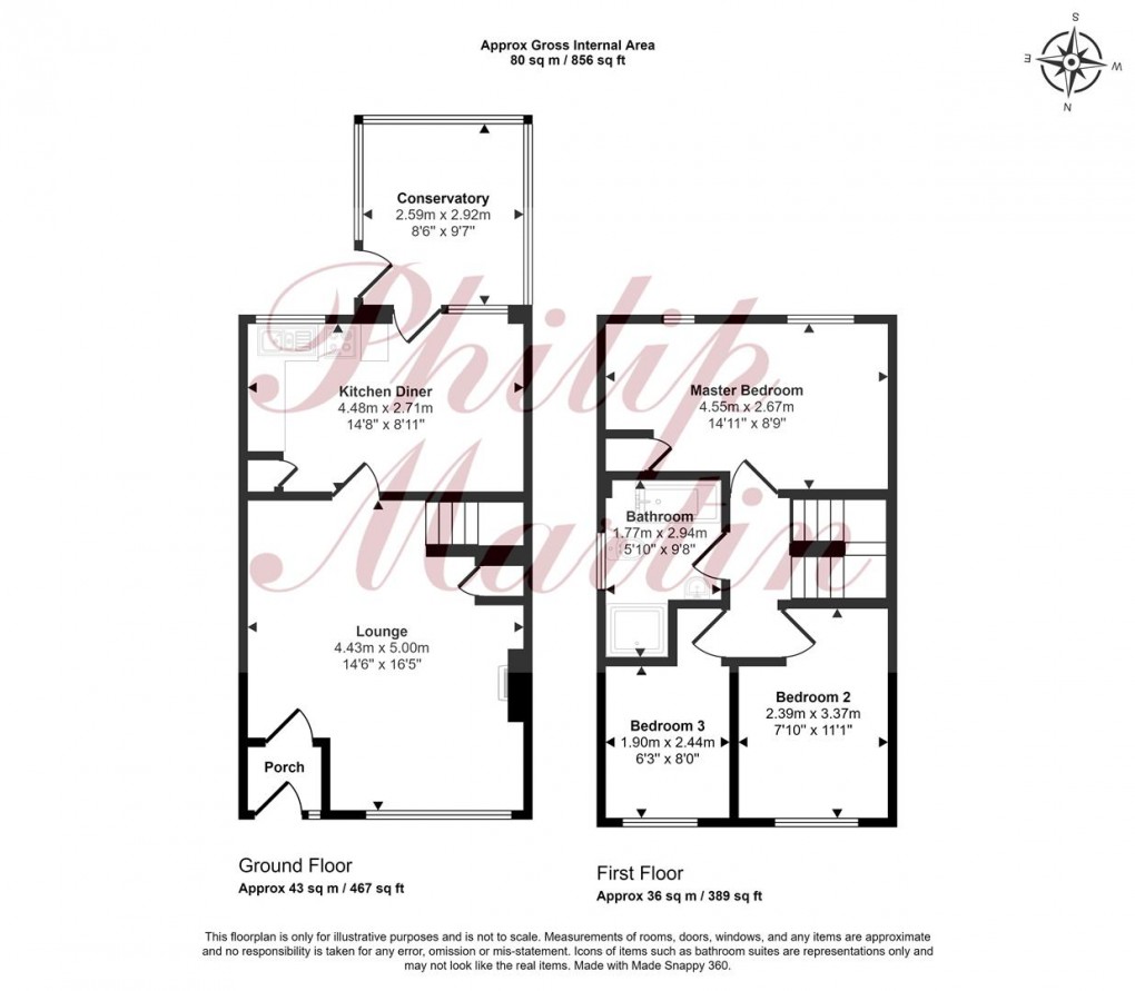 Floorplan for Ventonlace, Grampound Road