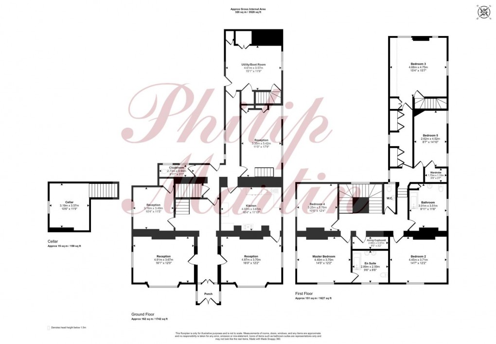 Floorplan for Probus, Truro