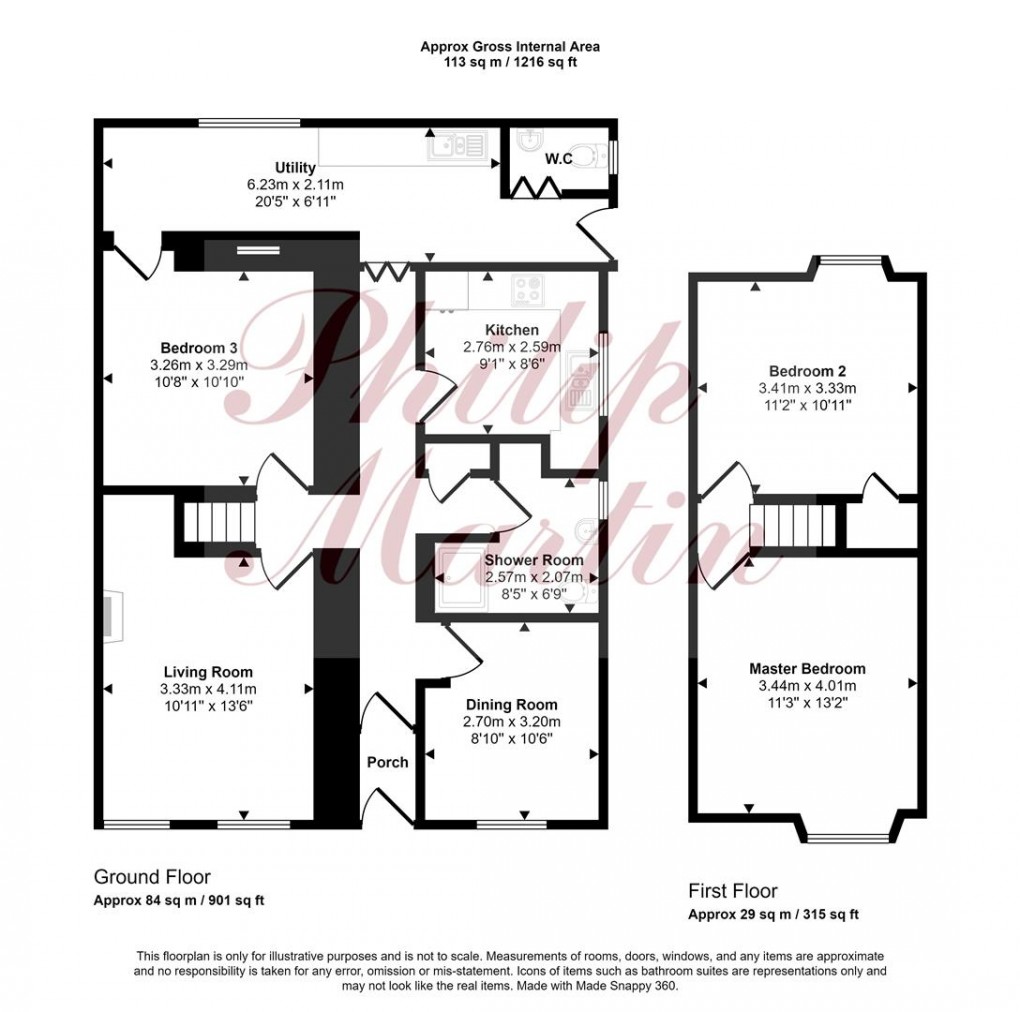 Floorplan for Point Green, Devoran,