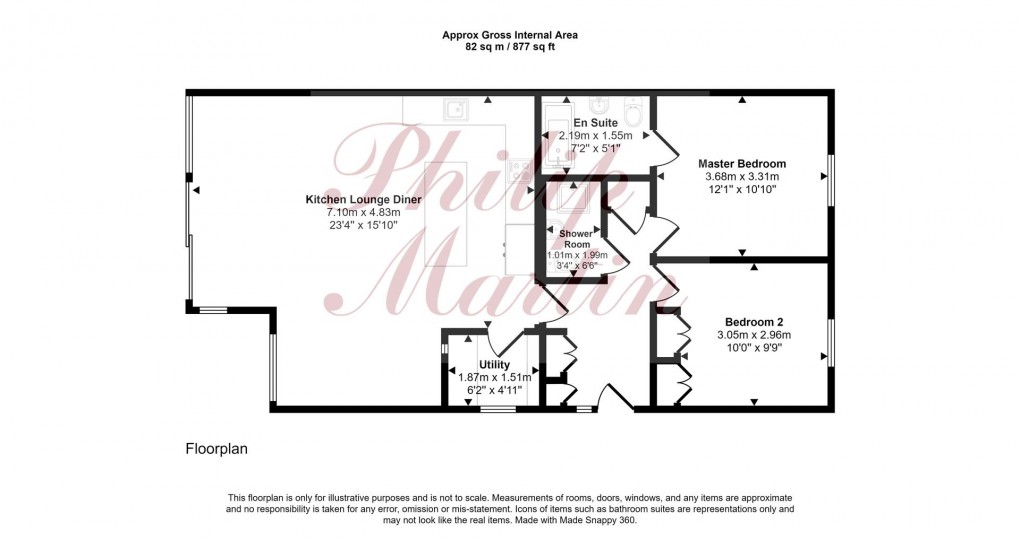 Floorplan for Bar Meadows, Malpas, Truro