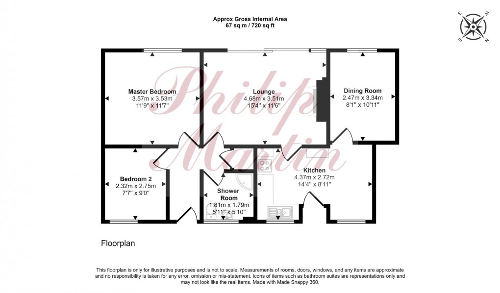 Floorplan for Upland Crescent, Truro