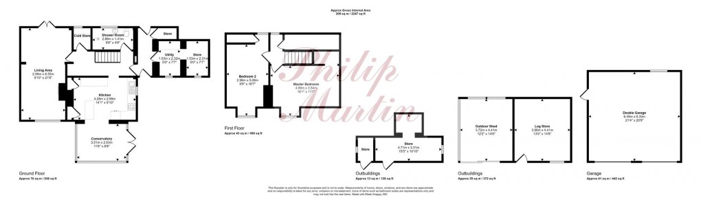 Floorplan for Lobb's Shop, St. Austell