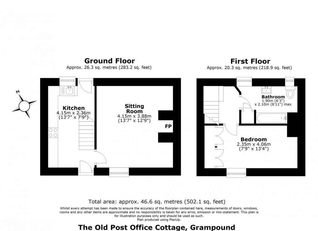 Floorplan for Fore Street, Grampound