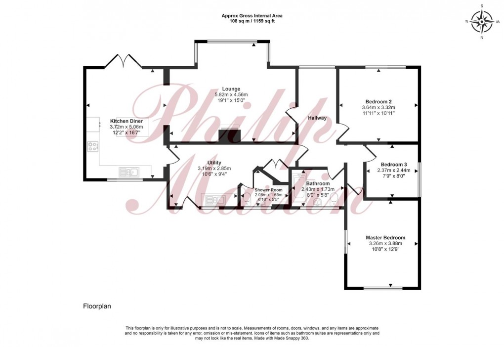 Floorplan for Highertown, Truro