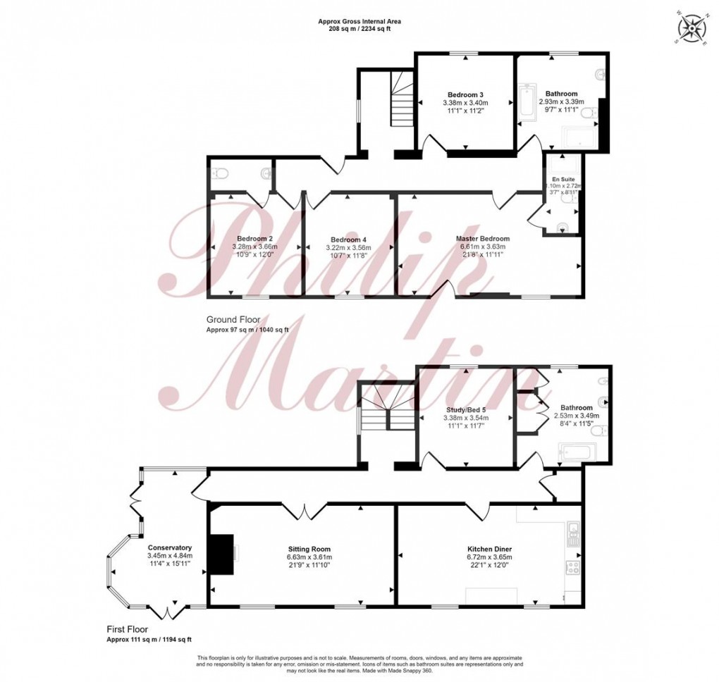 Floorplan for St. Clement, Truro