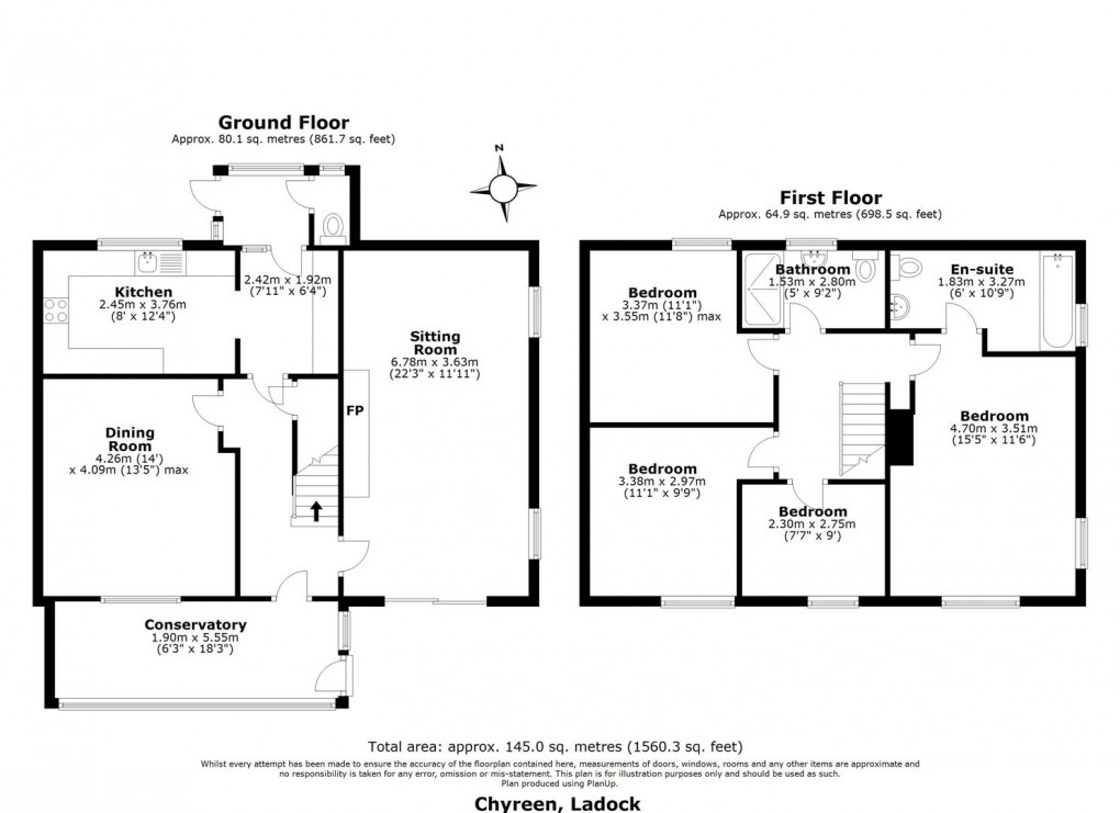 Floorplan for Ladock