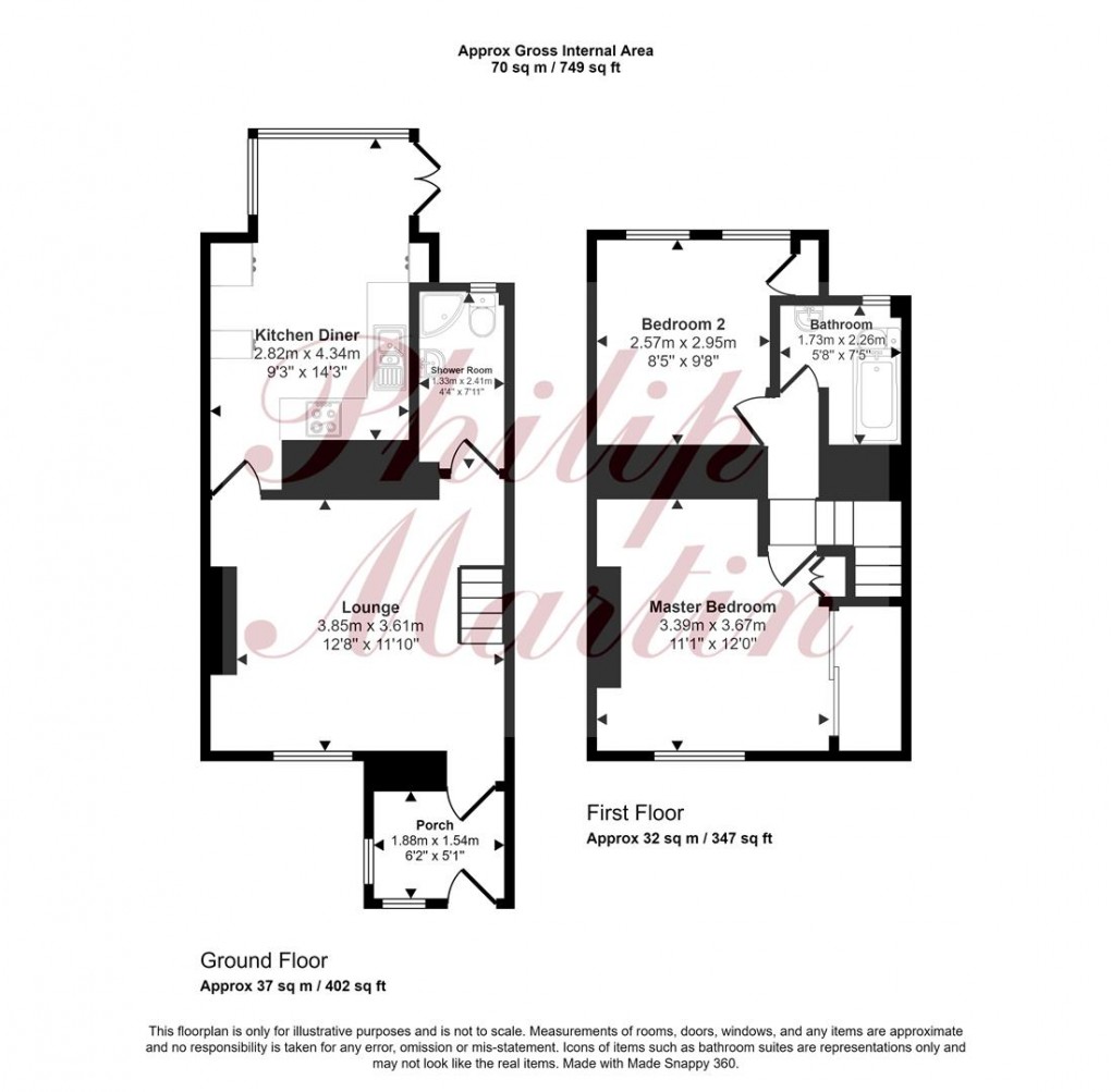 Floorplan for James Place, Truro