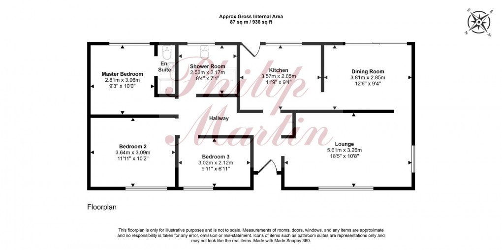 Floorplan for Copes Gardens, Truro