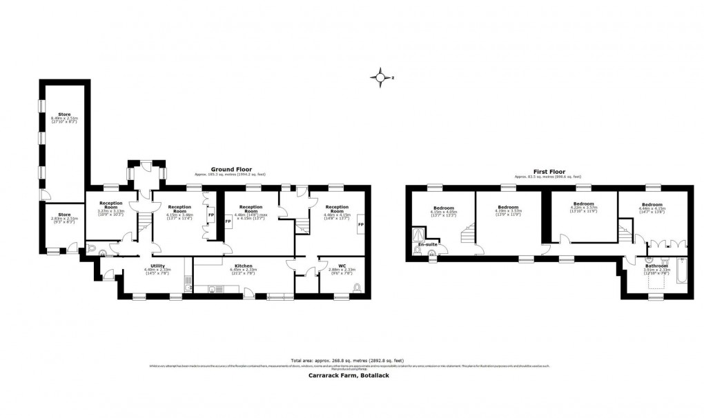 Floorplan for Botallack, St. Just