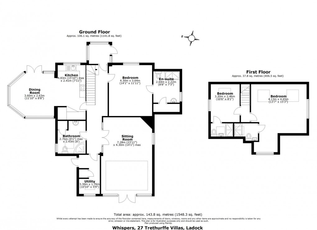 Floorplan for Ladock