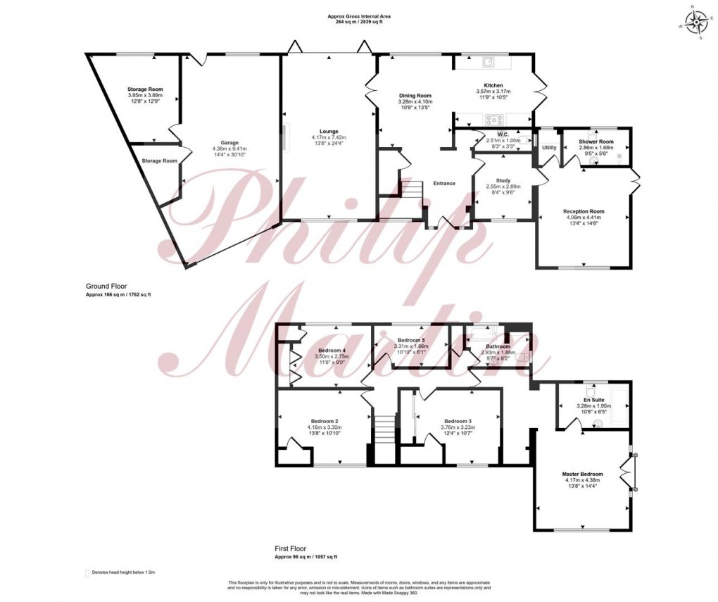 Floorplan for Ridgewood Close, Duporth