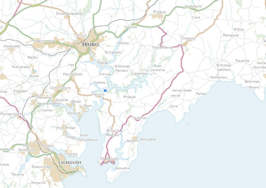 Floorplan for Tolverne, Philleigh- Offers In The Region Of