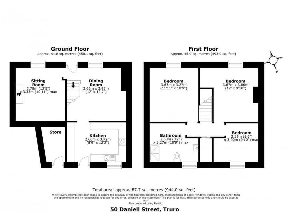 Floorplan for Truro