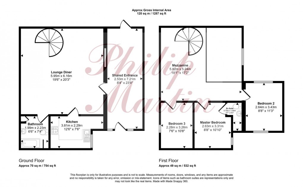 Floorplan for Kenwyn Street, Truro