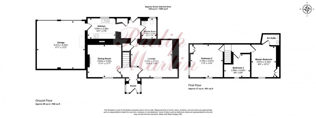 Floorplan for Fore Street, Probus