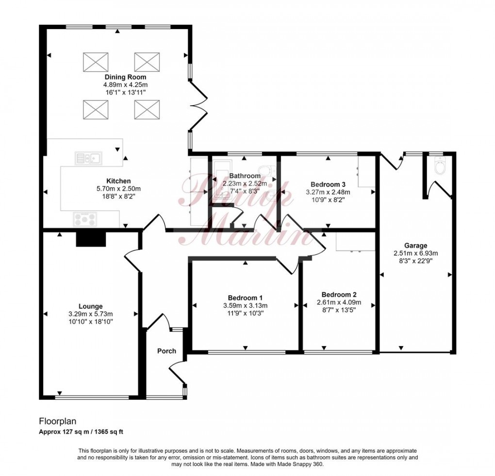 Floorplan for Westborne Heights, Redruth