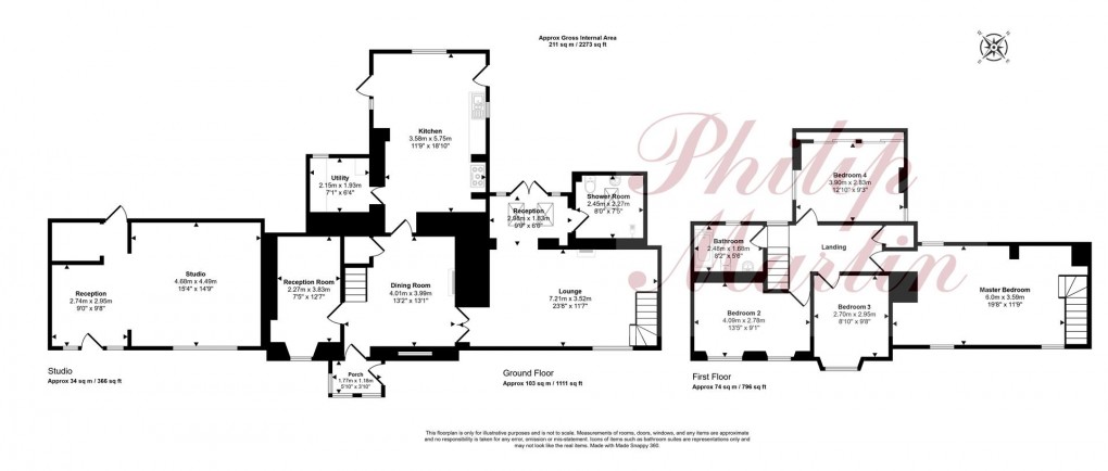 Floorplan for Pendower Road, Veryan