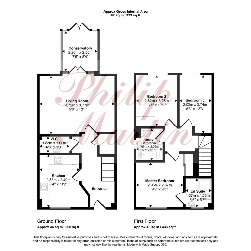 Floorplan for Kingston Way, Mabe Burnthouse, Penryn