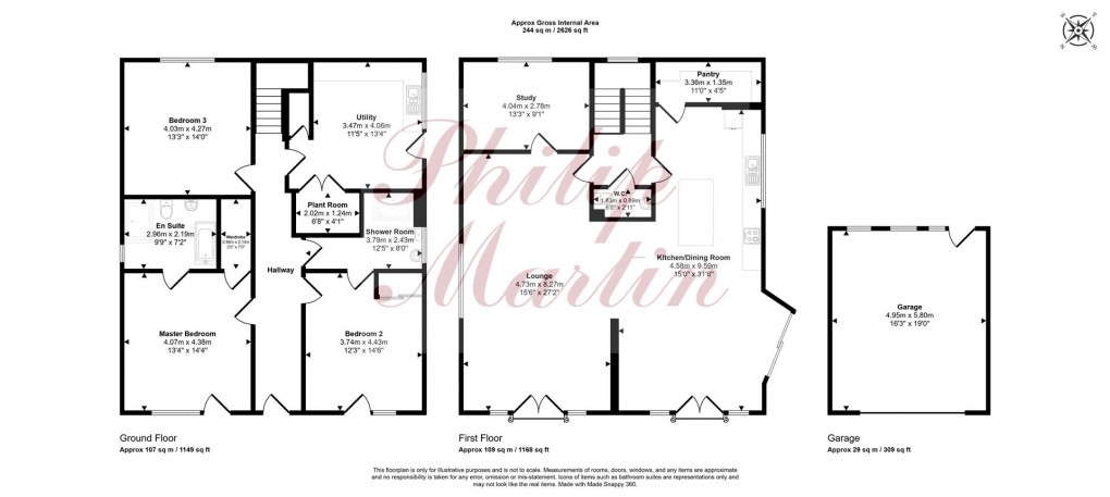 Floorplan for Mill Lane, Tregony